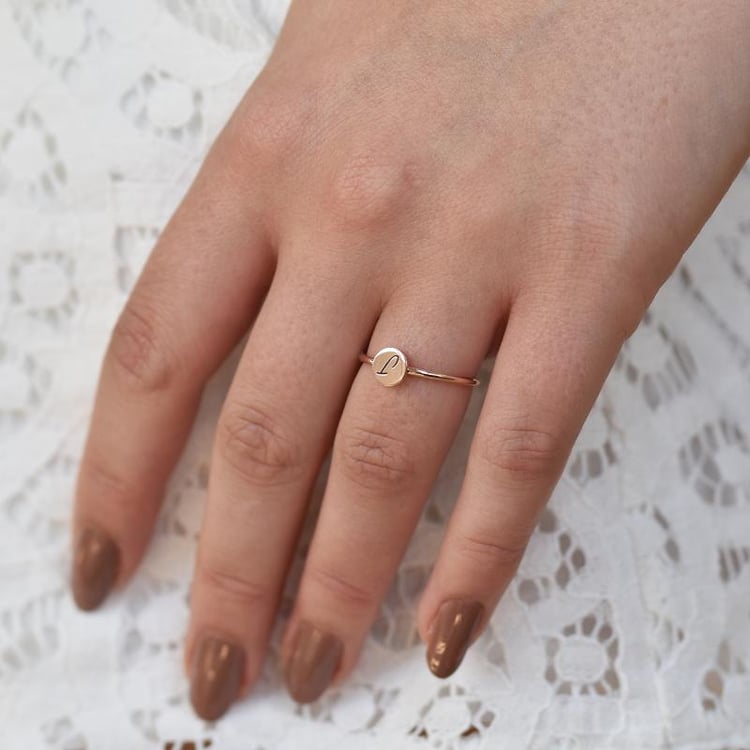 Zlatý prsteň s gravírom 30868