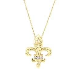 Ľaliový kvet s diamantmi v prívesku Lamia