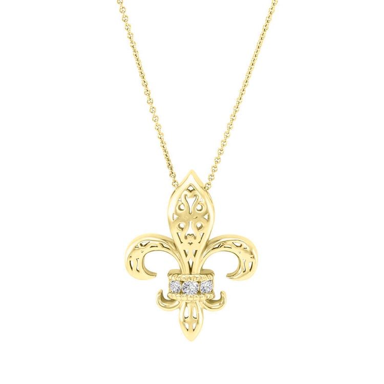 Diamantový náhrdelník zlatý 2371