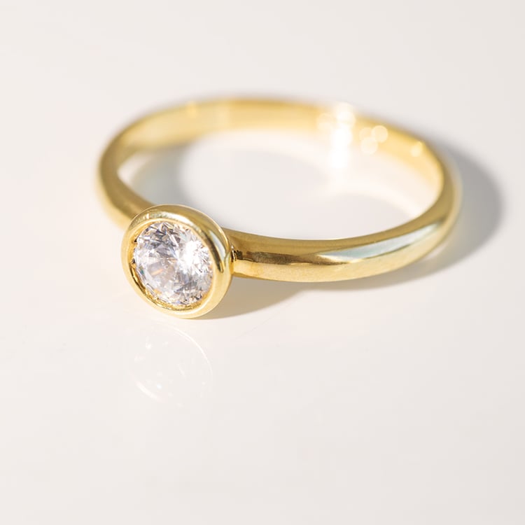 Zásnubný prsteň s diamantom Gera 122835