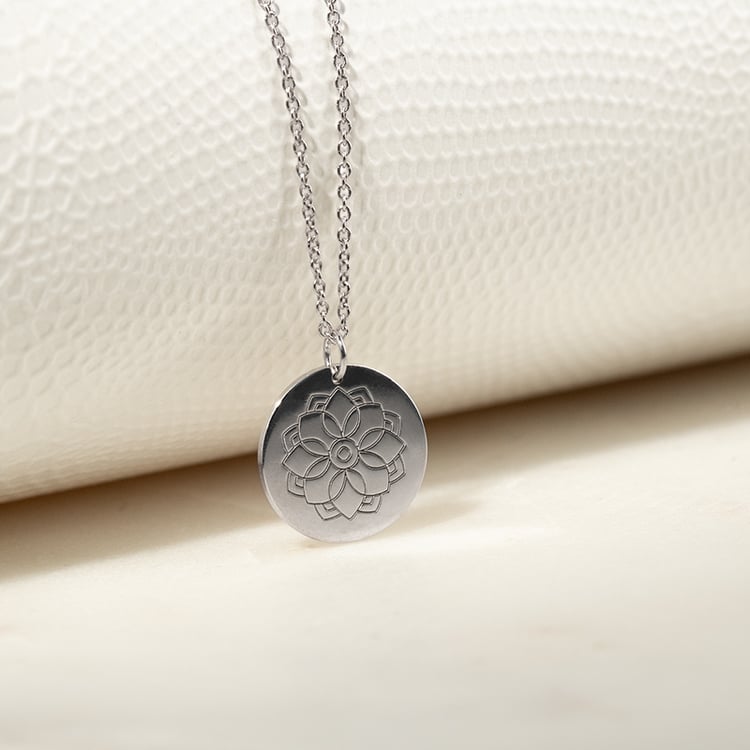 Strieborný joga prívesok Mandala 133963