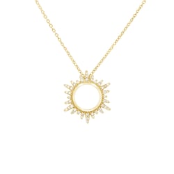 Prívesok v tvare diamantového slnka Maja