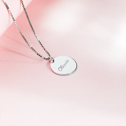 Zlatý prívesok s obojstranným gravírom Leasy