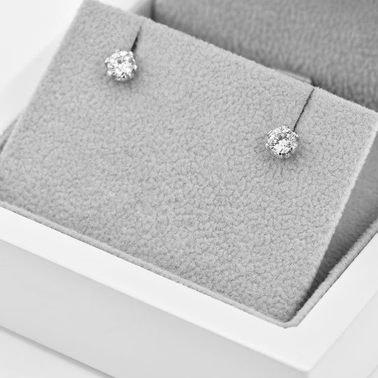 Náušnice z bieleho zlata 41963