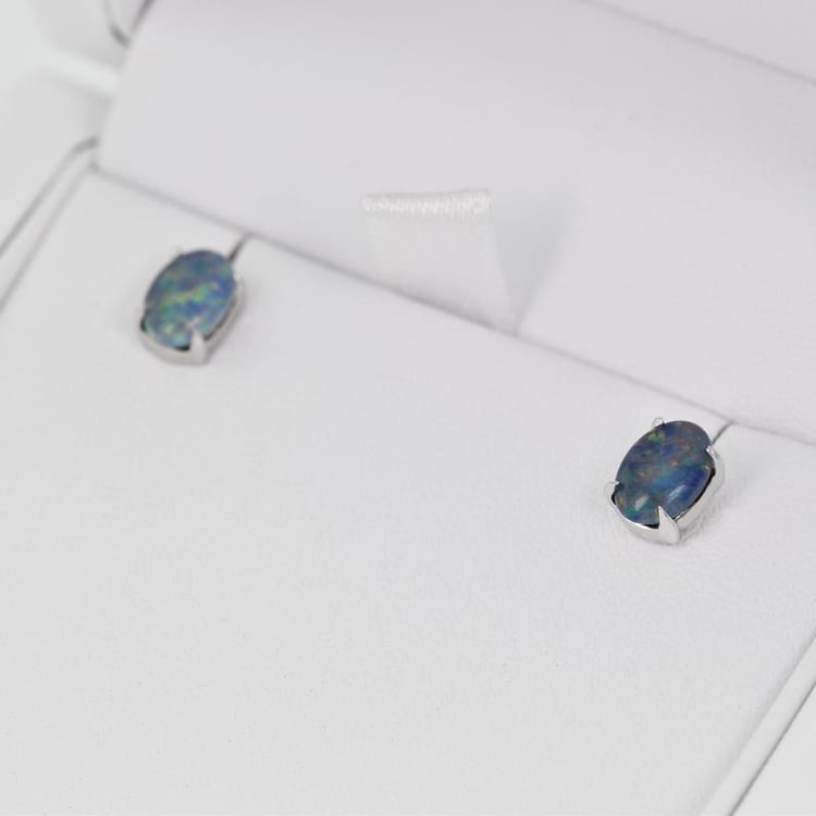 Náušnice s opálmi 21978