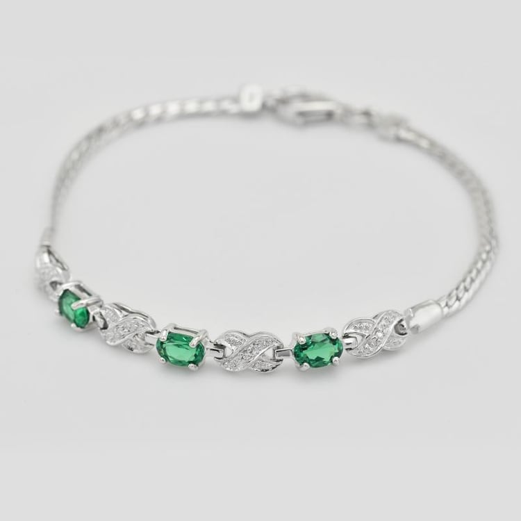 Smaragdový náramok 28302