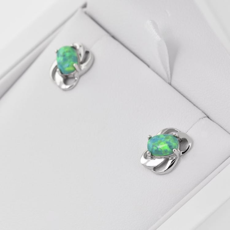 Náušnice s opálmi 28289