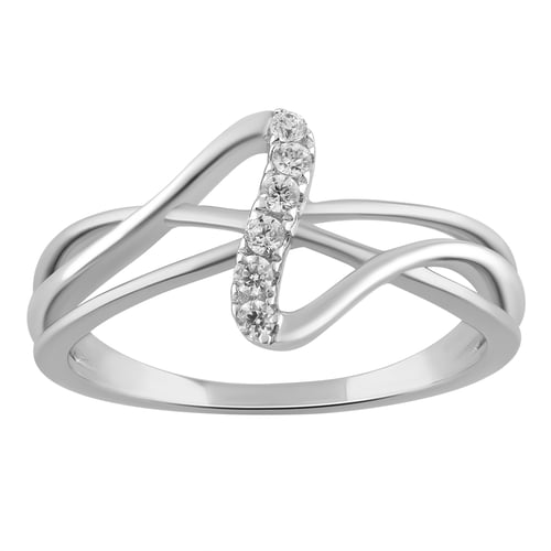 Zlatý prsteň s lab-grown diamantmi Emely