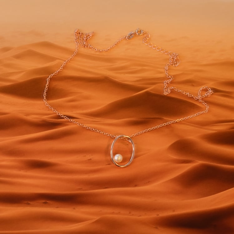 Pozlatený prívesok s perlou Waller 101235