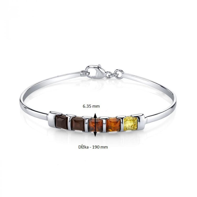 Náramok zo striebra 11229