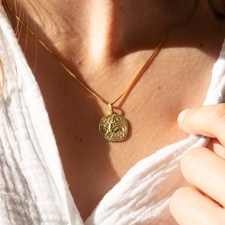 Strieborný prívesok so symbolmi znamenia zverokruhu 145585