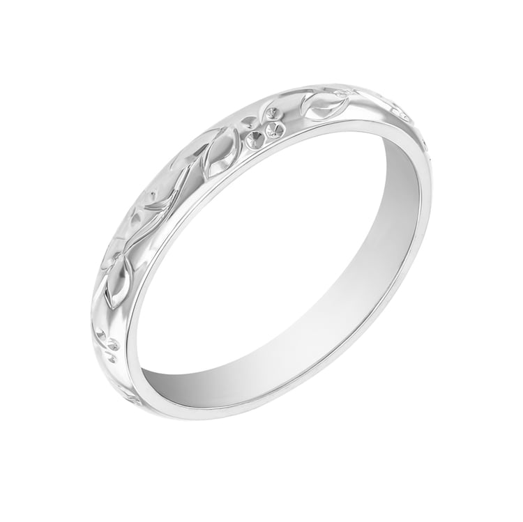 Pánská romantický obrúčka z platiny 69066