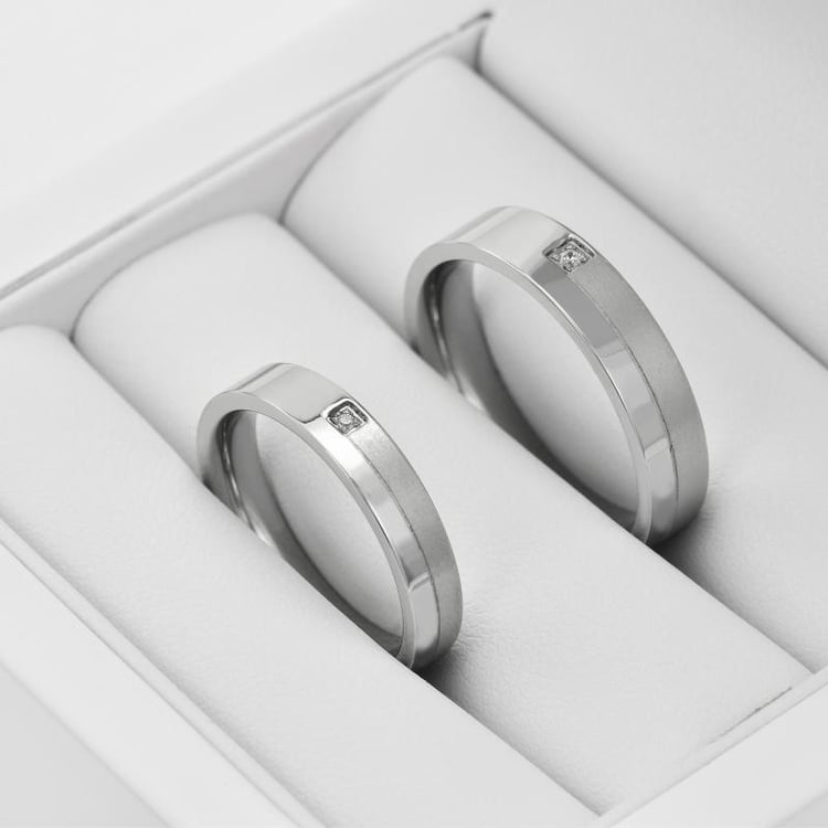 Svadobné obrúčky z platiny 76418