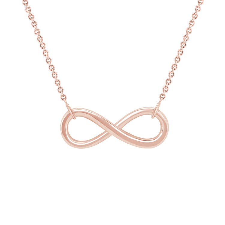 Strieborný náhrdelník Infinity 123629