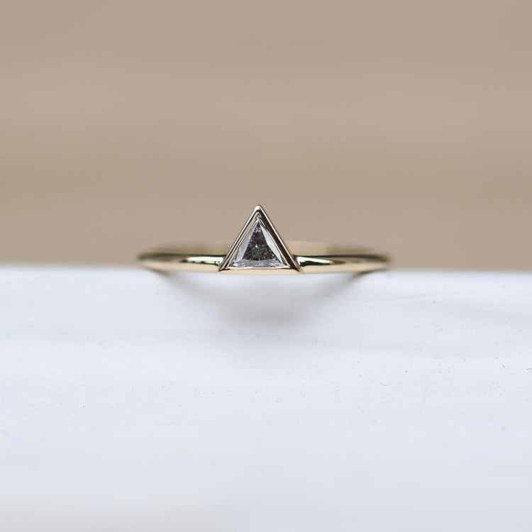 Svadobný diamantový set troch prsteňov 49117