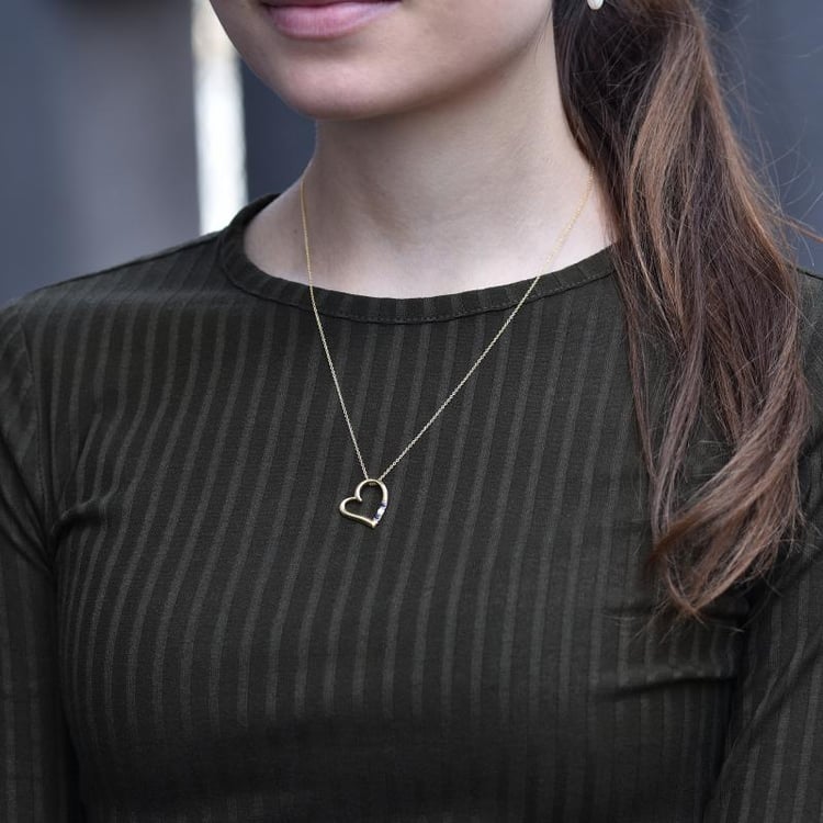 Náhrdelník so zafírmi Quela 37470