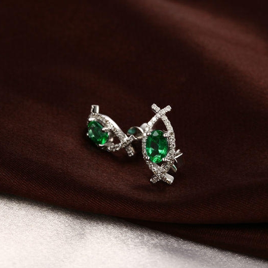 náušnice v tvare rybičiek 2402