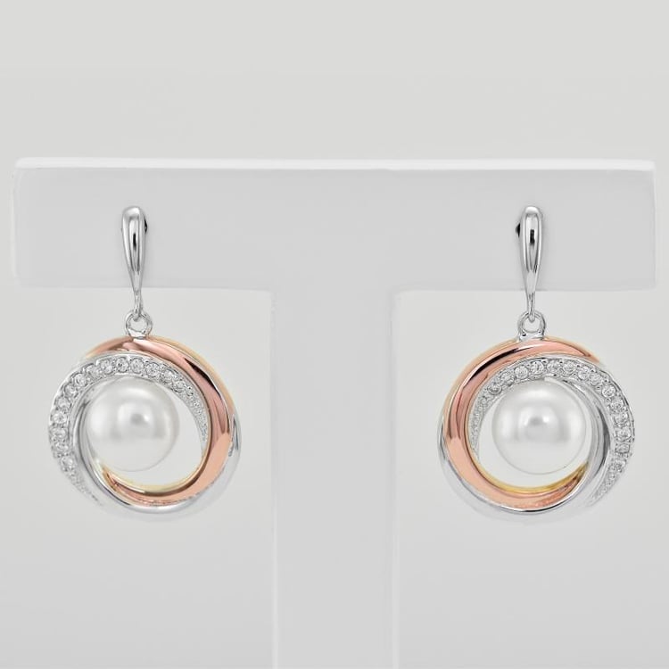 Perlové náušnice 27072