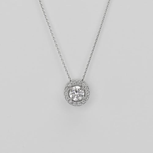 Halo prívesok s lab-grown diamantmi Usara