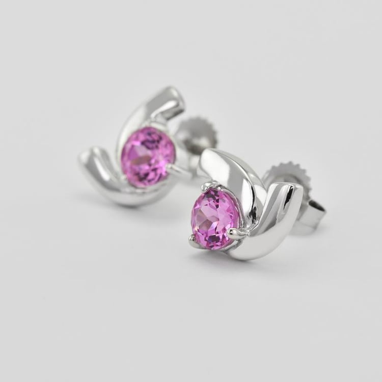 Zafírové náušnice zo striebra 28261