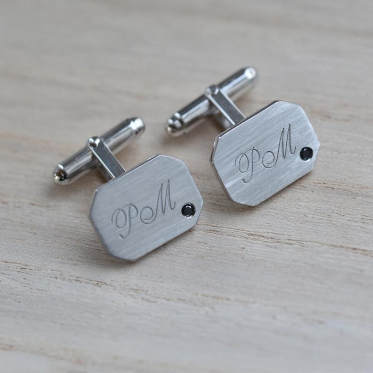 Manžetové gombíky s gravírom 37898