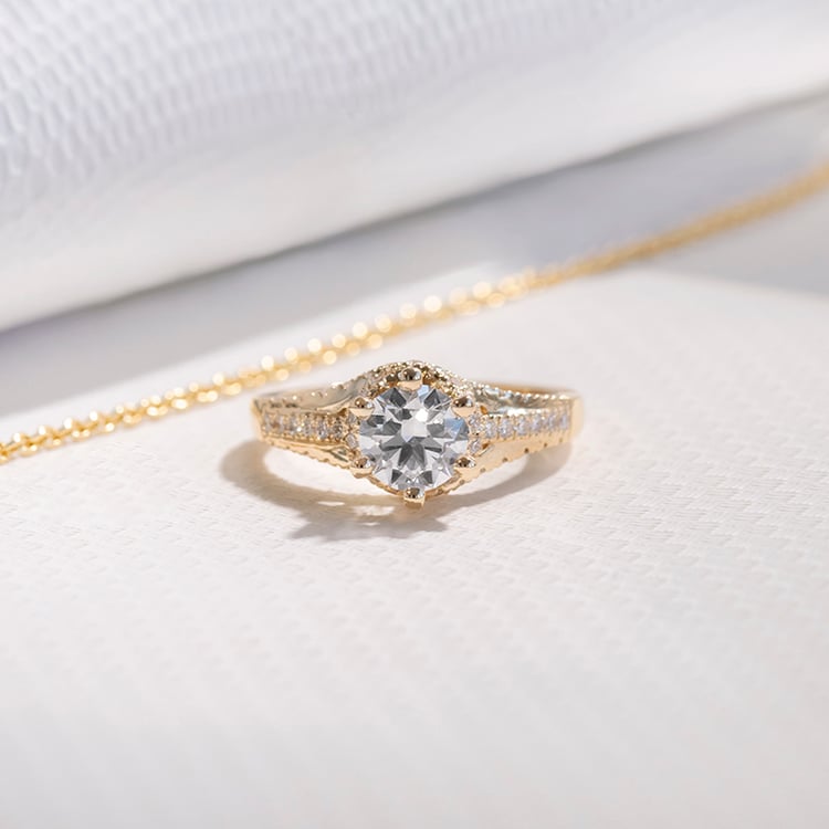 Diamantový zásnubný prsteň Heshmy 111708