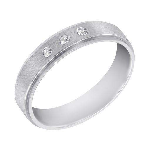 Zlaté svadobné prstene s tromi diamantmi Yassi