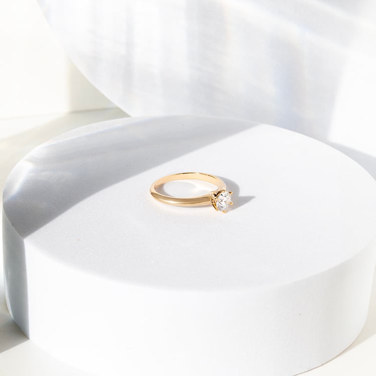 Zásnubný prsteň s lab-grown diamantom Vanani 141283