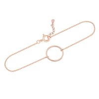 Strieborný minimalistický náramok Karma