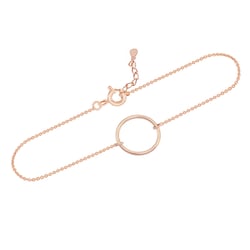 Strieborný minimalistický náramok Karma