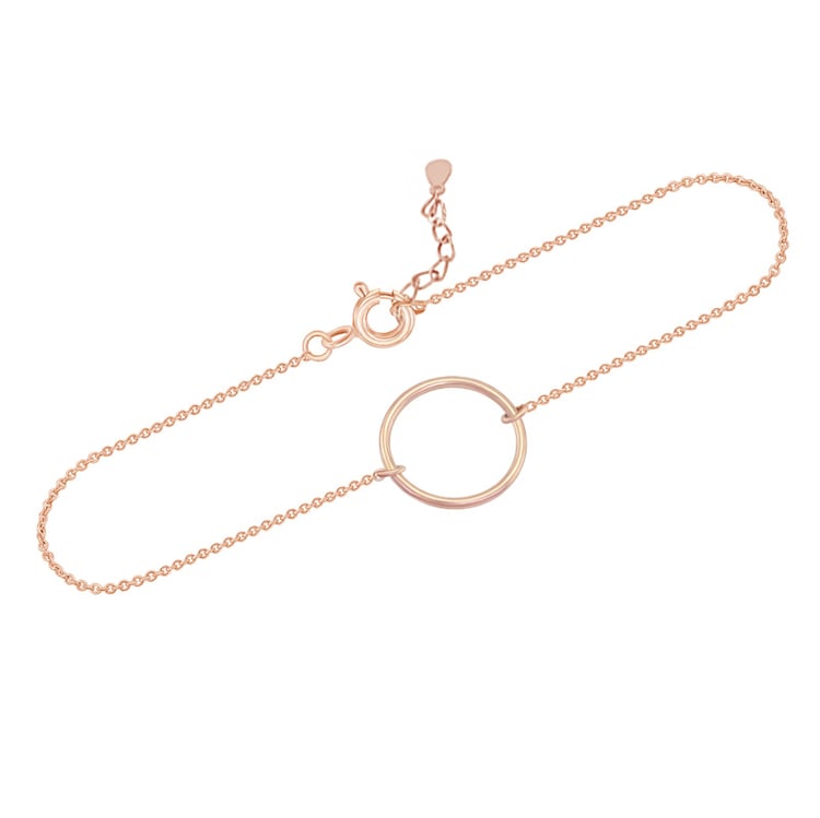 Strieborný minimalistický náramok Karma