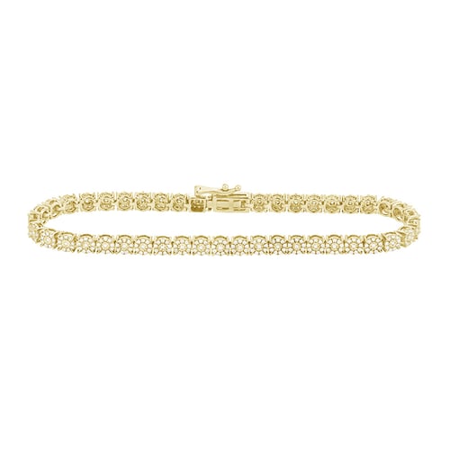 Elegantný náramok s lab-grown diamantmi Ansel