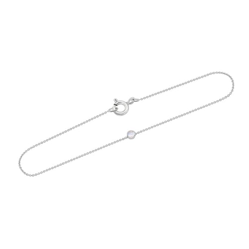 Zlatý minimalistický náramok s mesačným kameňom Lepio
