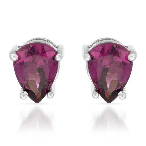 Granátové náušnice