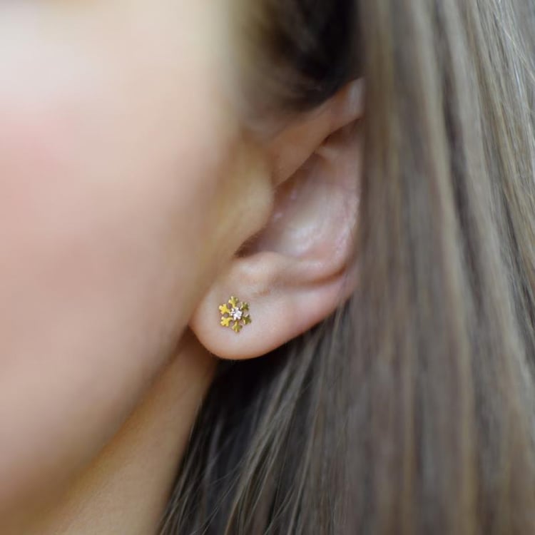 Zlaté náušnice 55614