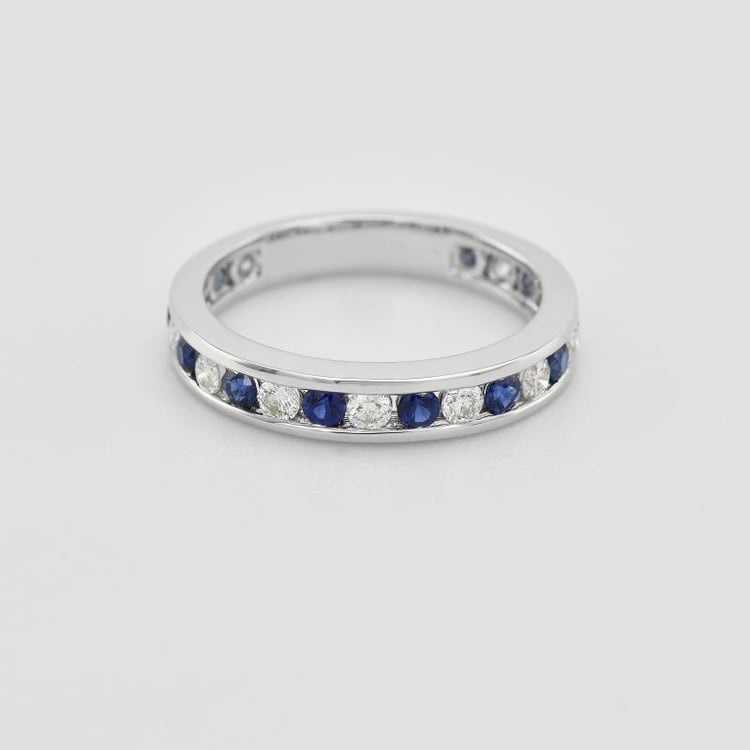 Zafírový eternity prsteň 17080