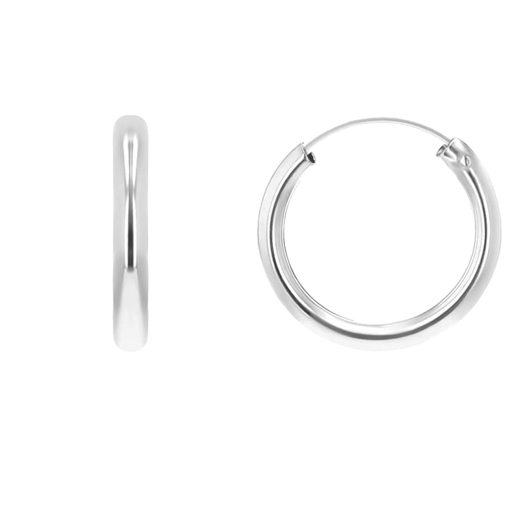 Kruhové náušnice zo zlata