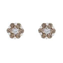 Diamantové náušnice v tvare kvetiniek Hester