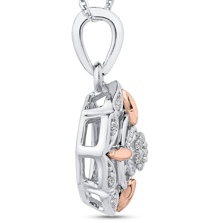 Luxusný diamantový prívesok z viacfarebného zlata 50792