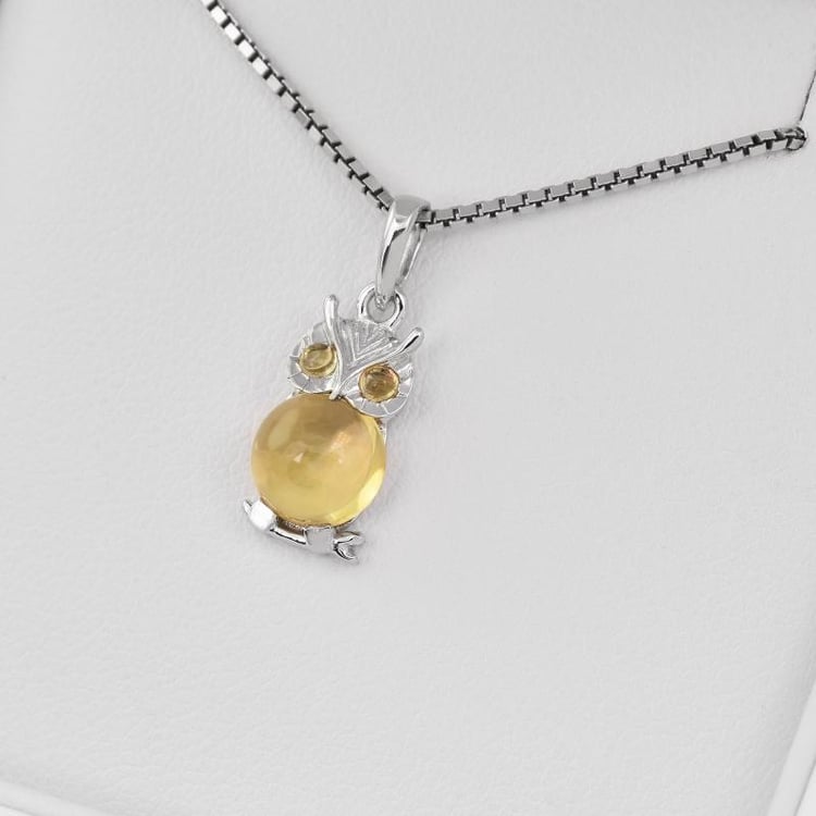 Sovička s citrínmi 28615