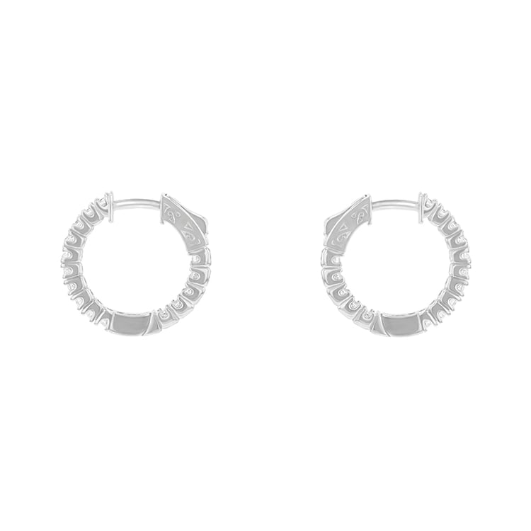 Kruhové náušnice so zirkonmi 81407