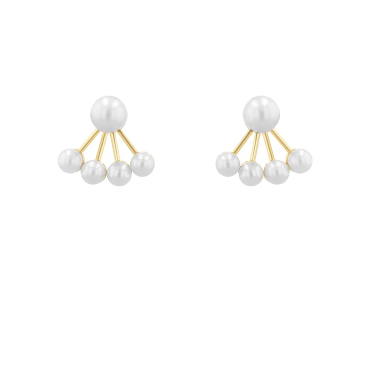 Atypické 2v1 náušnice s perlami Viola 120769