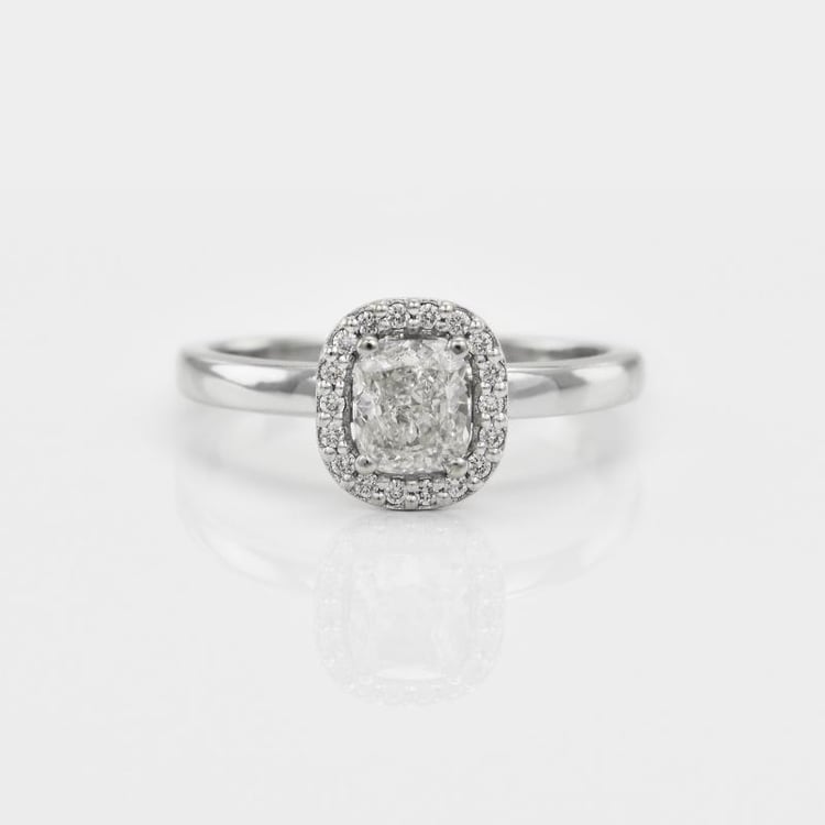 Prsteň s diamantmi 19745