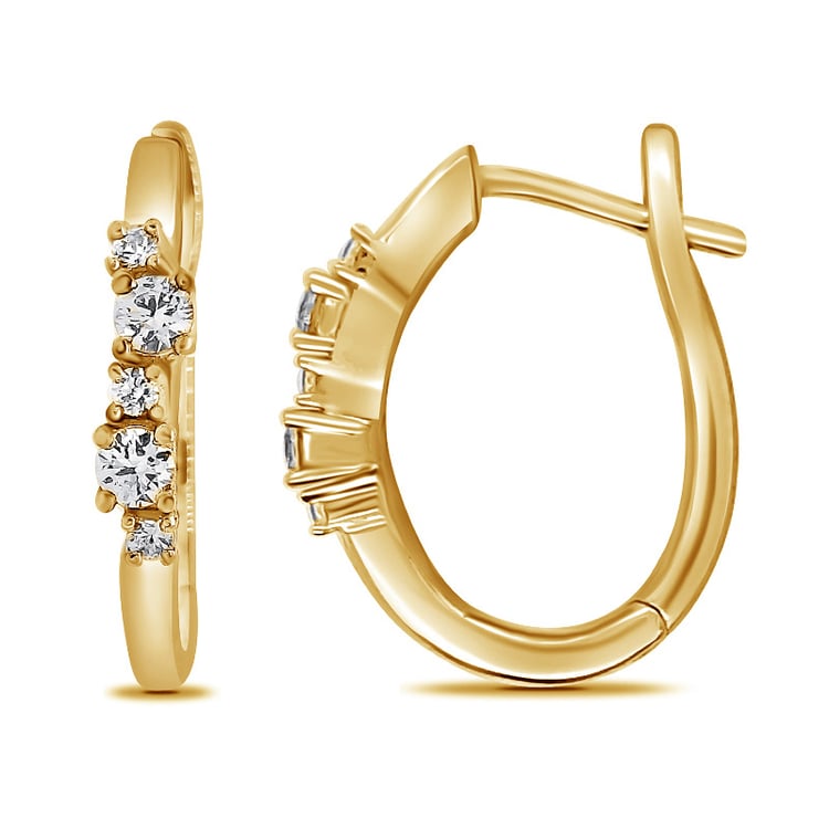 Zaté náušnice 68149