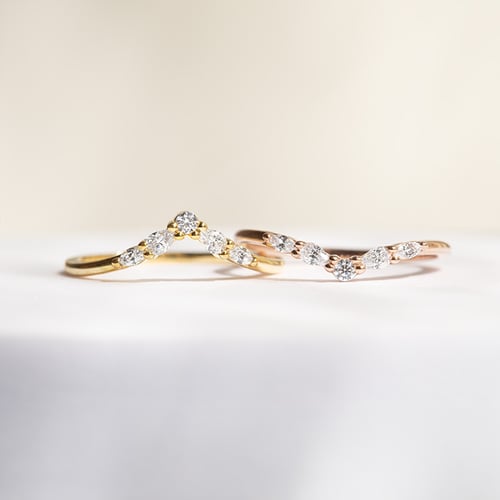 Vykrojený prsteň s round, pear a marquise diamantmi Craig
