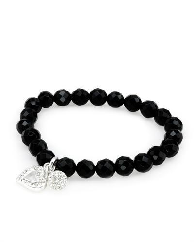 Ónyxový náramok so srdcom