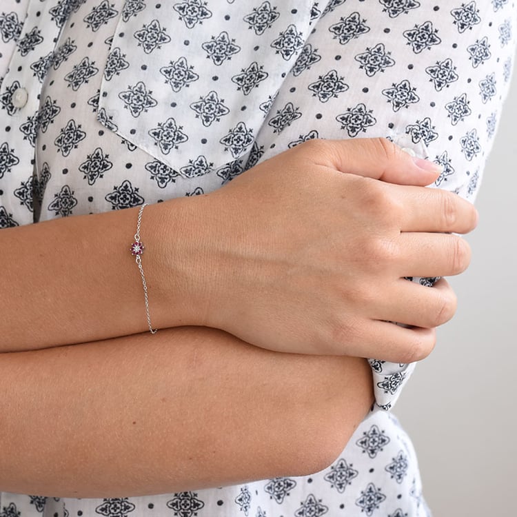 Rubínový náramok zo zlata 85618