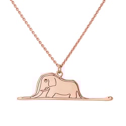 Prívesok Malý princ so slonom a gravírom