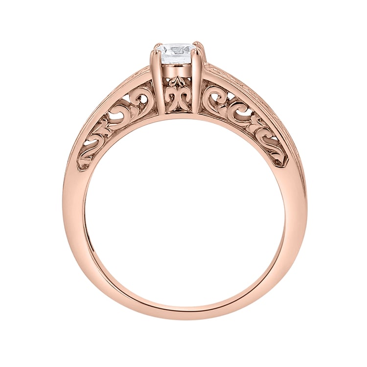 Zásnubný vintage prsteň s diamantom Daniew 141856