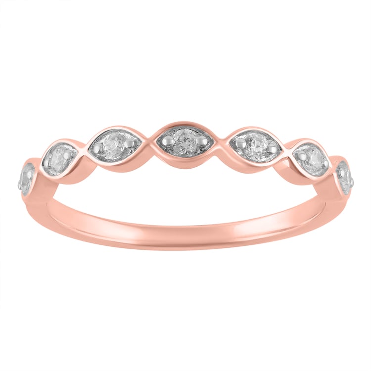 Zlatý prsteň s lab-grown diamantmi Evelyn 158554